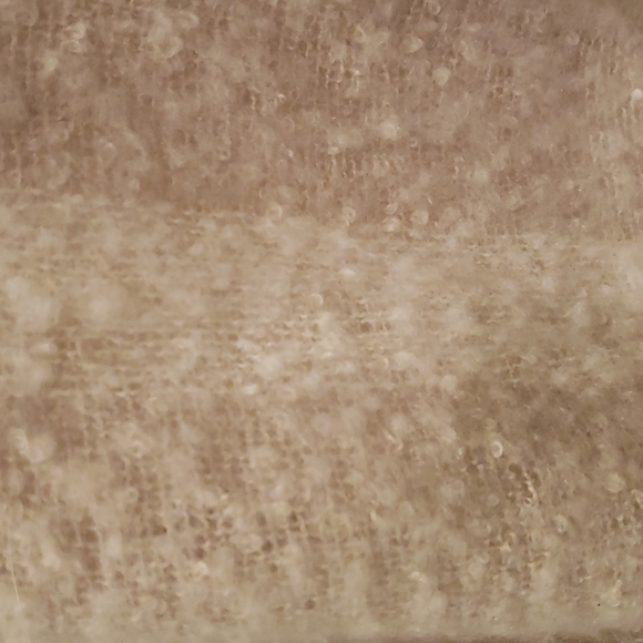 MIXIT, Poncho Tan Sweather Pullover fringes on hem, Size One Size - Picture 7 of 7